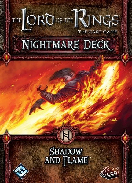 Cover image of The Lord of the Rings: The Card Game – Nightmare Deck: Shadow and Flame board game