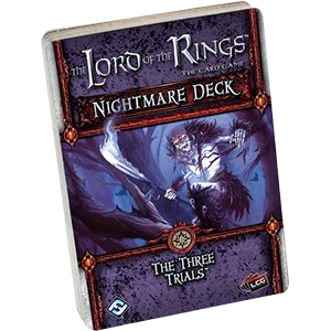 Cover image of The Lord of the Rings: The Card Game – Nightmare Deck: The Three Trials board game