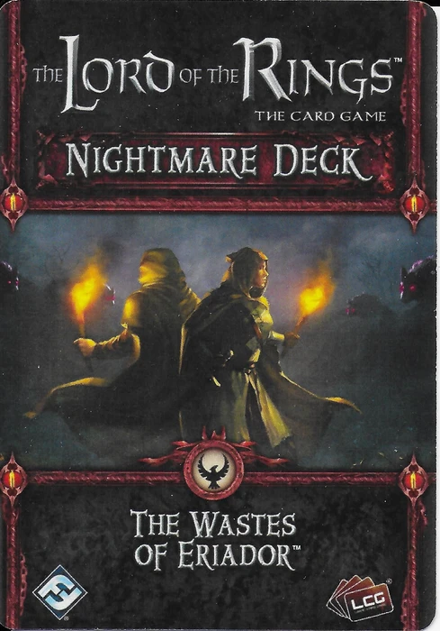 Cover image of The Lord of the Rings: The Card Game – Nightmare Deck: The Wastes of Eriador board game