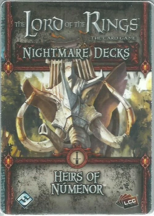 Cover image of The Lord of the Rings: The Card Game – Nightmare Decks: Heirs of Númenor board game