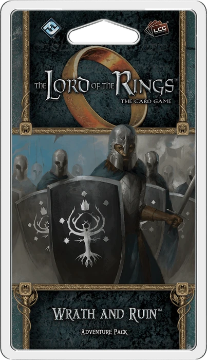 Cover image of The Lord of the Rings: The Card Game – Wrath and Ruin board game