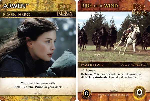 Cover image of The Lord of the Rings: The Fellowship of the Ring Deck-Building Game – Arwen Promos board game