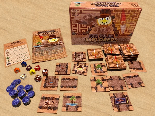 Cover image of The Maze Explorers: Desert World board game
