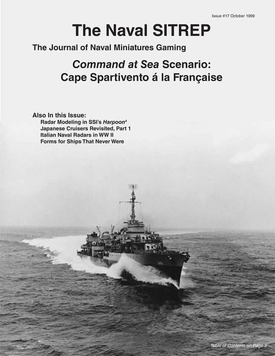 Cover image of The Naval SITREP: The Journal of Naval Miniatures Wargaming #17 board game