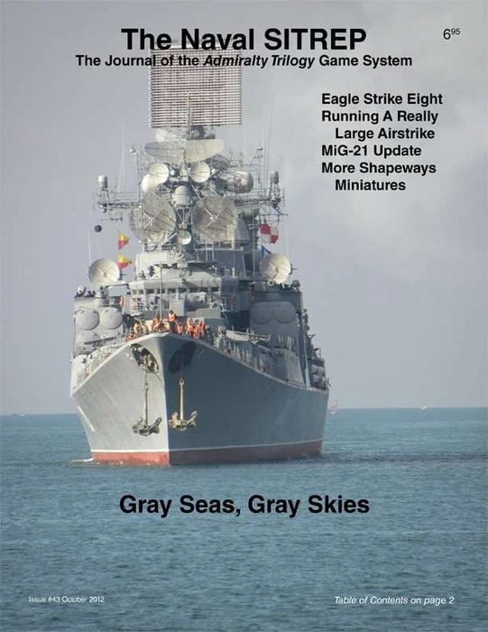 Cover image of The Naval SITREP: The Journal of Naval Miniatures Wargaming #43 board game
