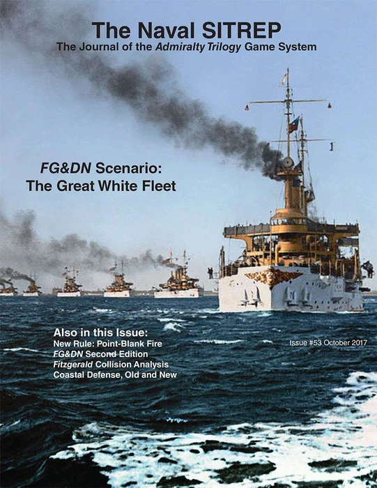 Cover image of The Naval SITREP: The Journal of Naval Miniatures Wargaming #53 board game