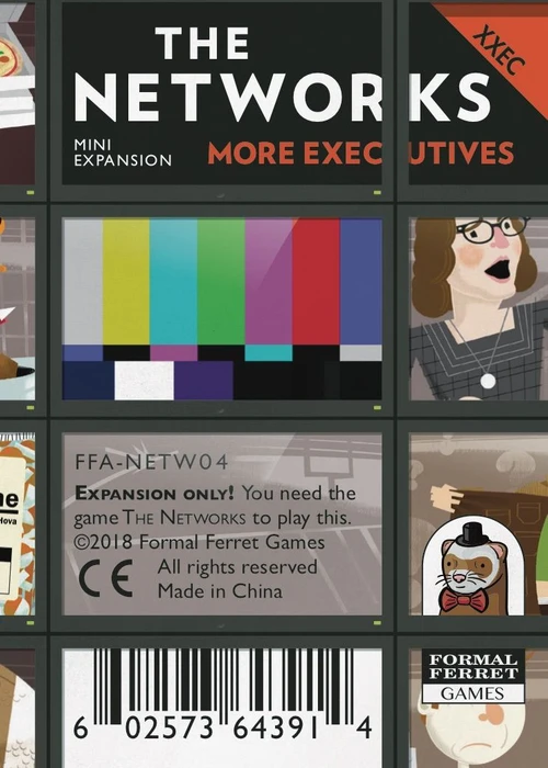 Cover image of The Networks: More Executives board game