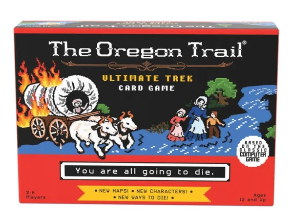 Cover image of The Oregon Trail: Ultimate Trek Card Game – You Are All Going to Die board game