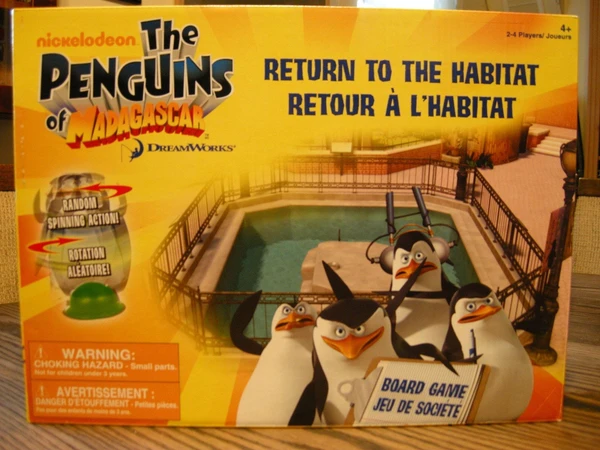 Cover image of The Penguins of Madagascar: Return to the Habitat board game