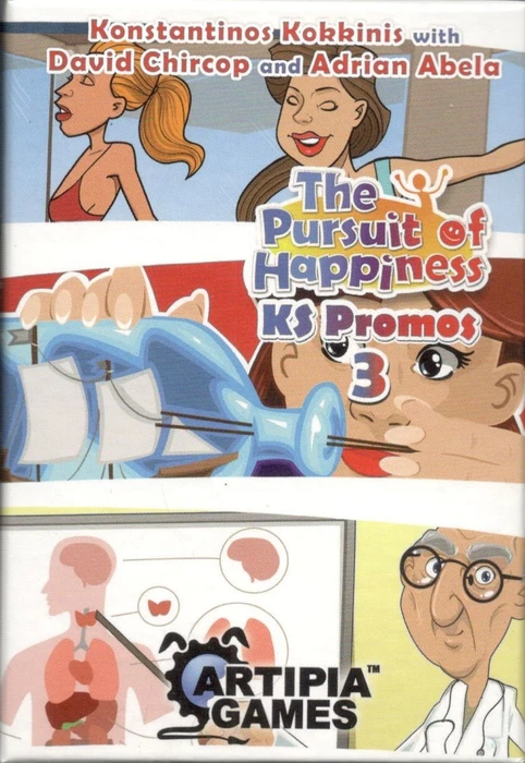 Cover image of The Pursuit of Happiness: KS Promos 3 board game