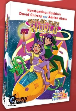 Cover image of The Pursuit of Happiness: Out of this World board game