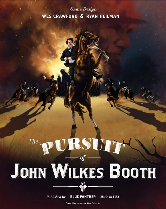 Cover image of The Pursuit of John Wilkes Booth board game