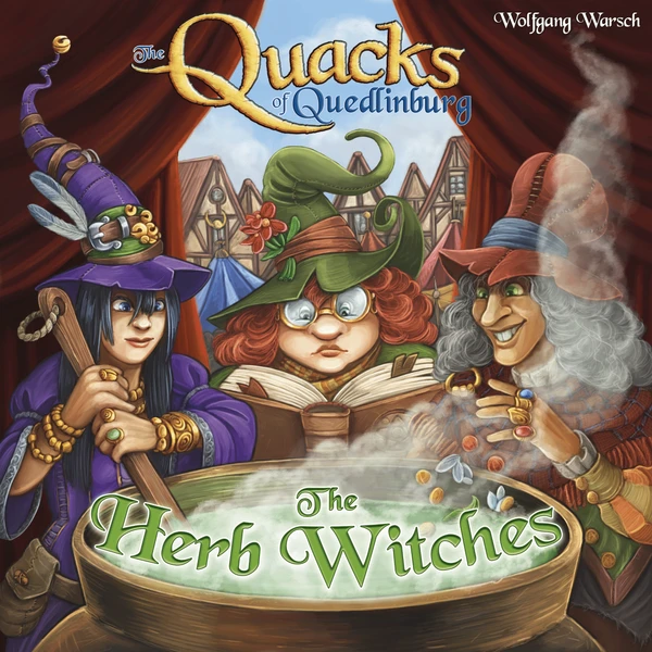 Cover image of The Quacks of Quedlinburg: The Herb Witches board game