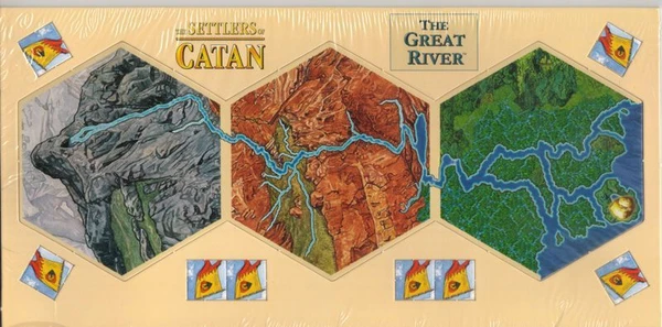 Cover image of The Settlers of Catan: The Great River board game