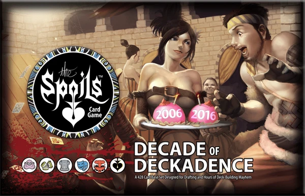 Cover image of The Spoils: Decade of Deckadence board game