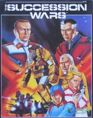 Cover image of The Succession Wars board game
