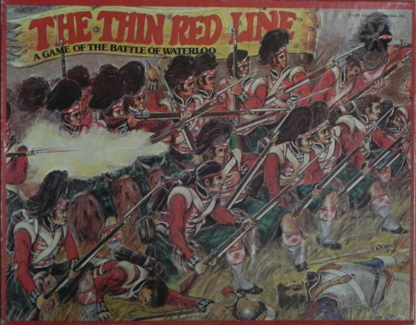 Cover image of The Thin Red Line: A Game of the Battle of Waterloo board game