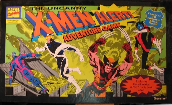 Cover image of The Uncanny X-Men Alert Adventure Game board game