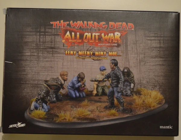 Cover image of The Walking Dead: All Out War – Eeny, Meeny, Miny, Moe board game