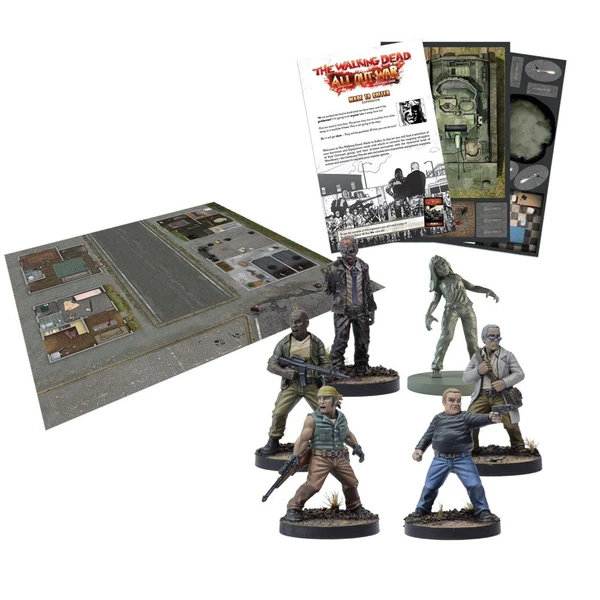Cover image of The Walking Dead: All Out War – Made to Suffer Expansion board game
