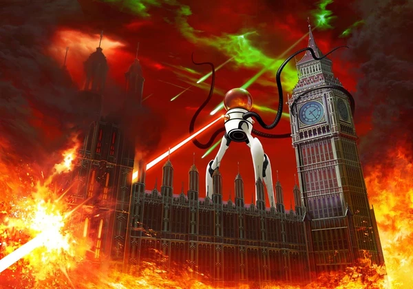 Cover image of The War of the Worlds: Invasion board game