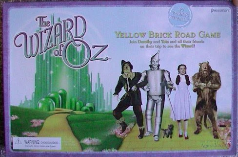 Cover image of The Wizard of Oz Yellow Brick Road Game board game