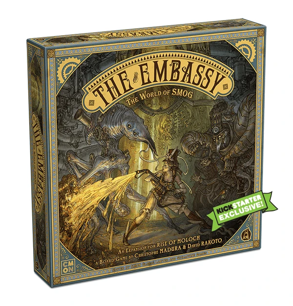 Cover image of The World of SMOG: Rise of Moloch – The Embassy board game