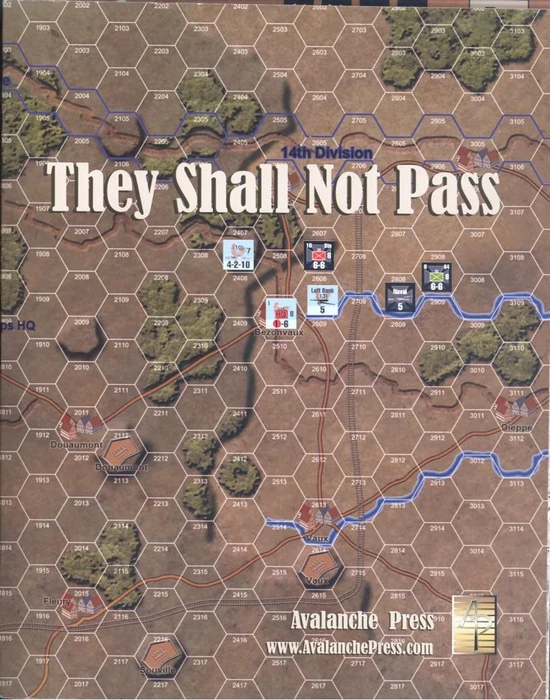 Cover image of They Shall Not Pass: The Battle of Verdun 1916 board game