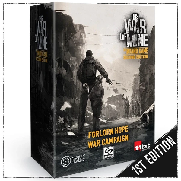 Cover image of This War of Mine: The Board Game – Second Edition: Forlorn Hope War Campaign board game