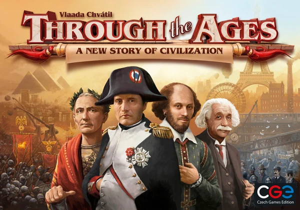 Cover image of Through the Ages: A New Story of Civilization board game