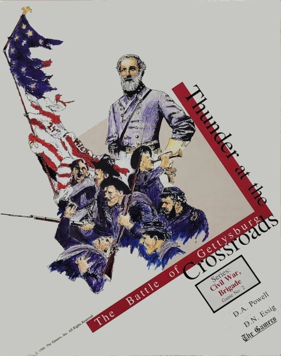 Cover image of Thunder at the Crossroads: The Battle of Gettysburg board game