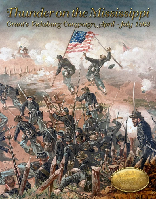 Cover image of Thunder on the Mississippi: Grant's Vicksburg Campaign board game