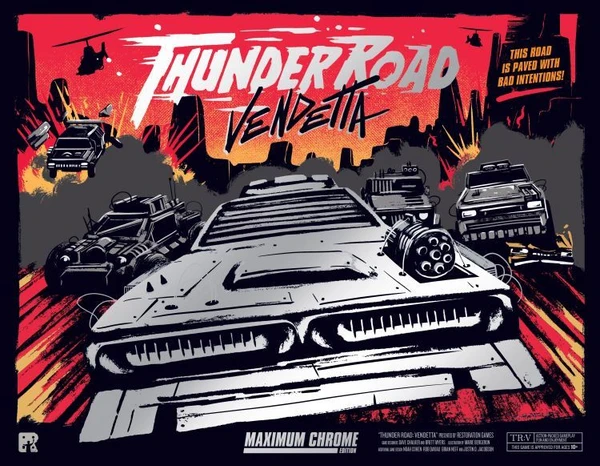 Cover image of Thunder Road: Vendetta – Maximum Chrome board game