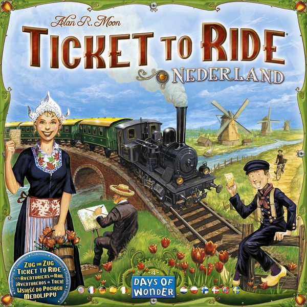 Cover image of Ticket to Ride Map Collection 4: Nederland board game