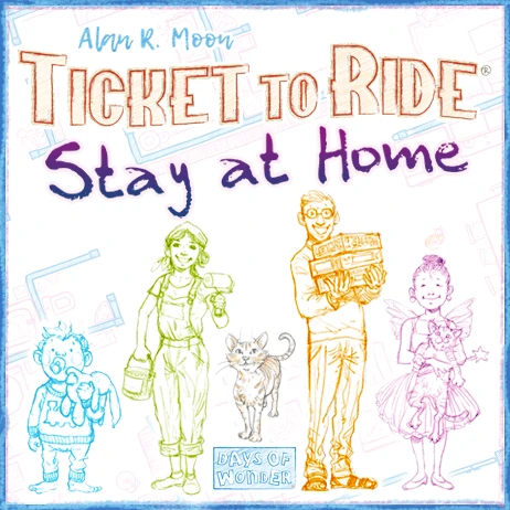 Cover image of Ticket to Ride: Stay at Home board game