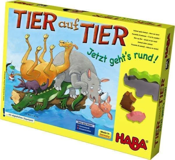 Cover image of Tier auf Tier: Jetzt geht's rund! board game