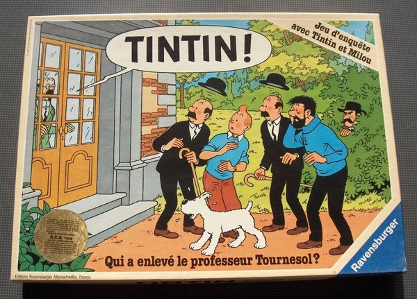 Cover image of Tintin board game