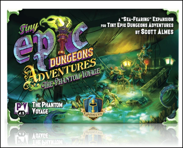 Cover image of Tiny Epic Dungeons Adventures: The Phantom Voyage board game