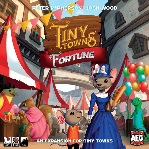 Cover image of Tiny Towns: Fortune board game