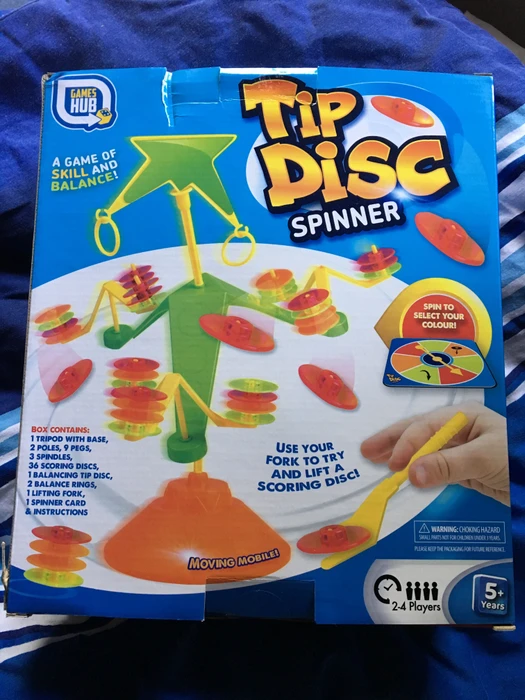 Cover image of Tip Disc Spinner board game
