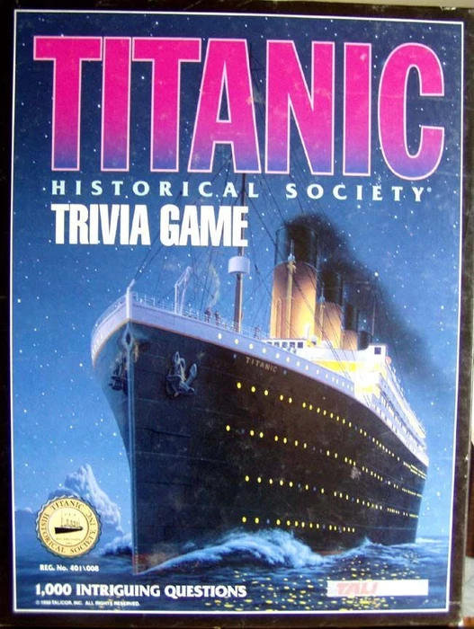 Cover image of Titanic Trivia board game