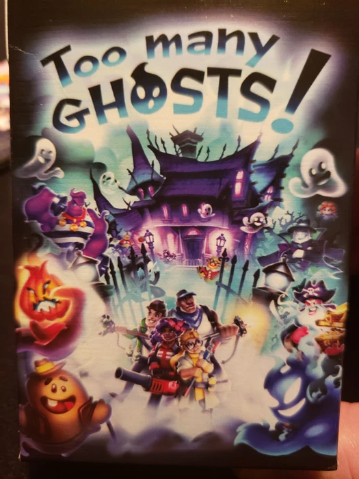 Cover image of Too Many Ghosts! board game