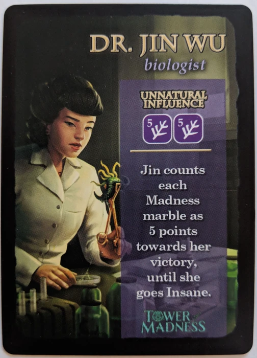 Cover image of Tower of Madness: Dr. Jin Wu Promo Card board game