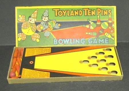 Cover image of Toyland Ten Pins board game
