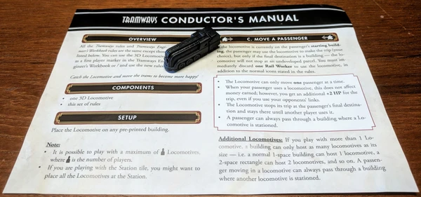 Cover image of Tramways Conductor's Manual board game