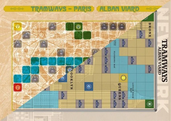 Cover image of Tramways: Paris / New York board game