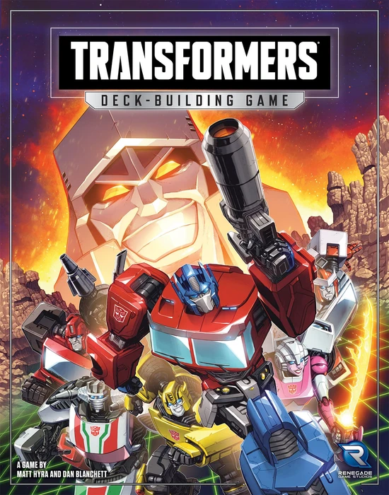 Cover image of Transformers Deck-Building Game board game