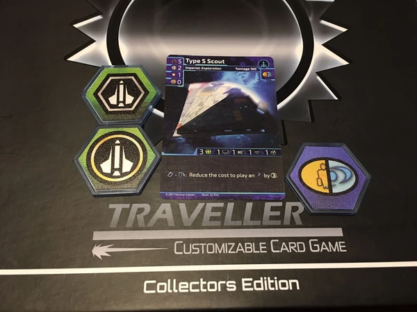 Cover image of Traveller Customizable Card Game: Collector's Edition board game