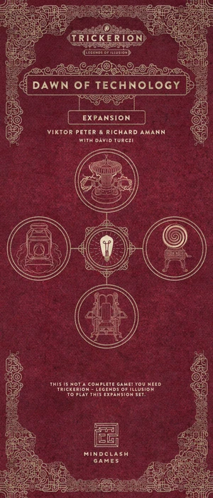 Cover image of Trickerion: Dawn of Technology board game
