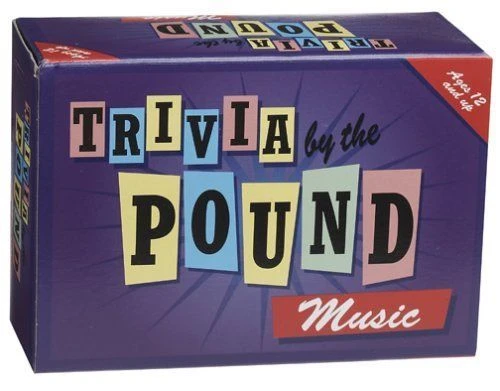 Cover image of Trivia by the Pound: Music board game